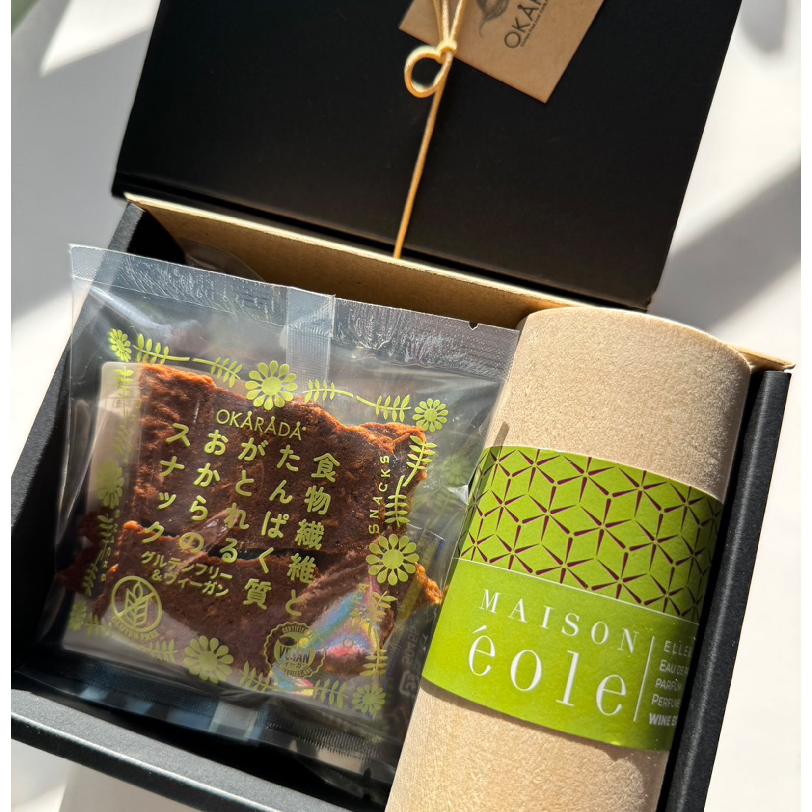 ベルギーパフューム とおからスナック（カカオ）GIFTBOX