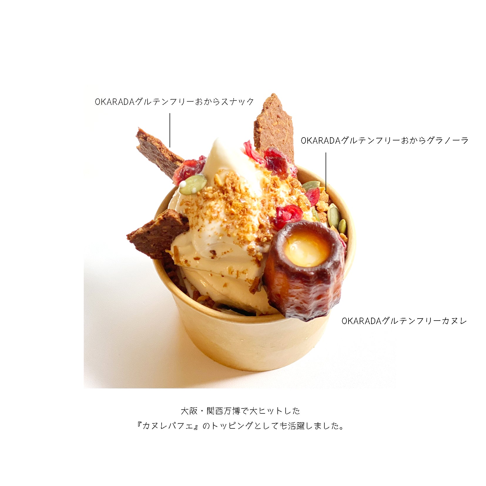 OKARADA（オカラダ）おからグラノーラ (135g)瓶入り